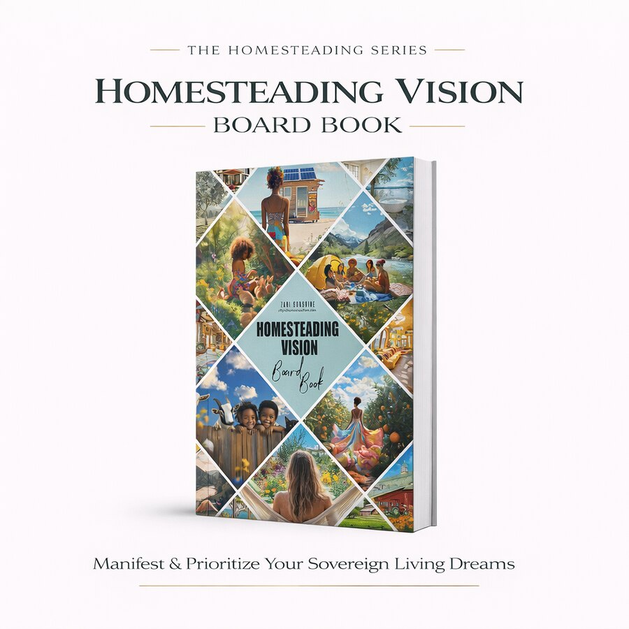 Homesteading Vision Board Book
