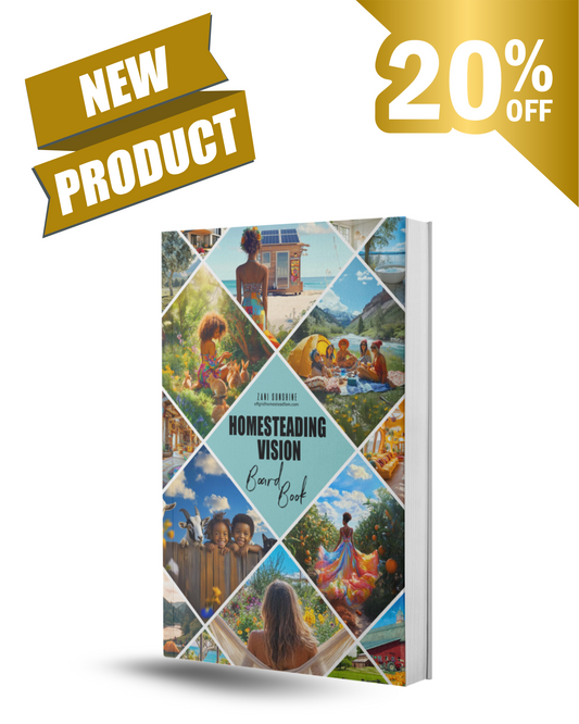 Homesteading Vision Board Book